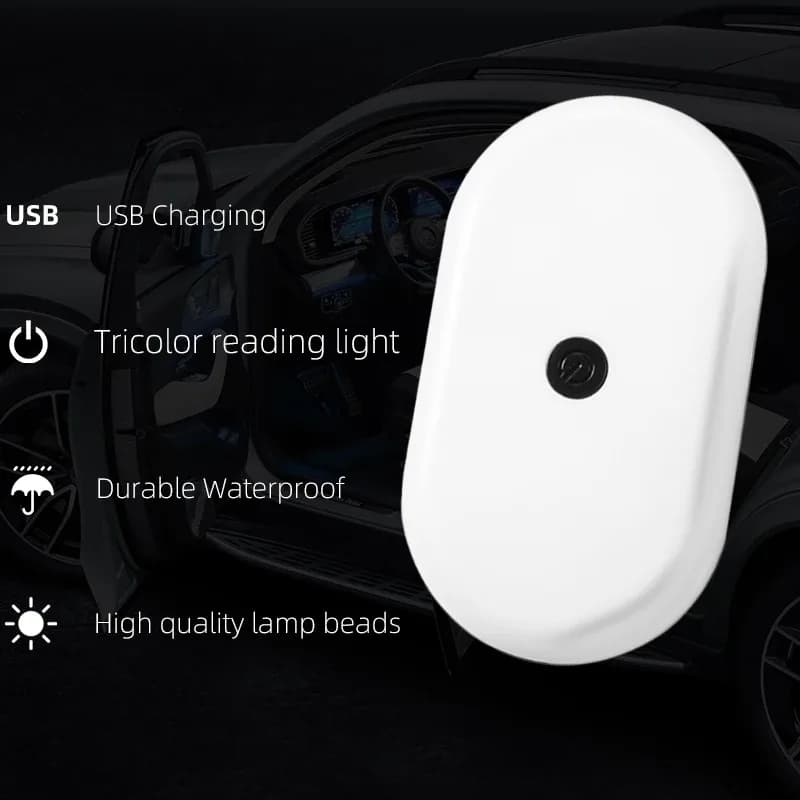 Lampe de lecture intérieure de voiture à LED, lampe de toit — photo 2