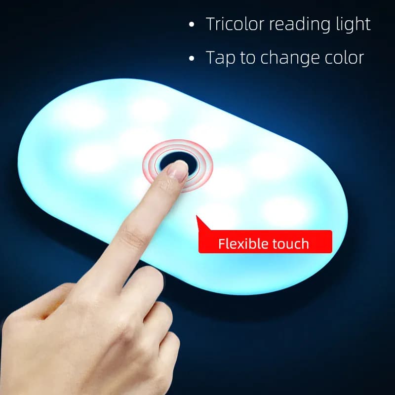 Lampe de lecture intérieure de voiture à LED, lampe de toit — photo 5