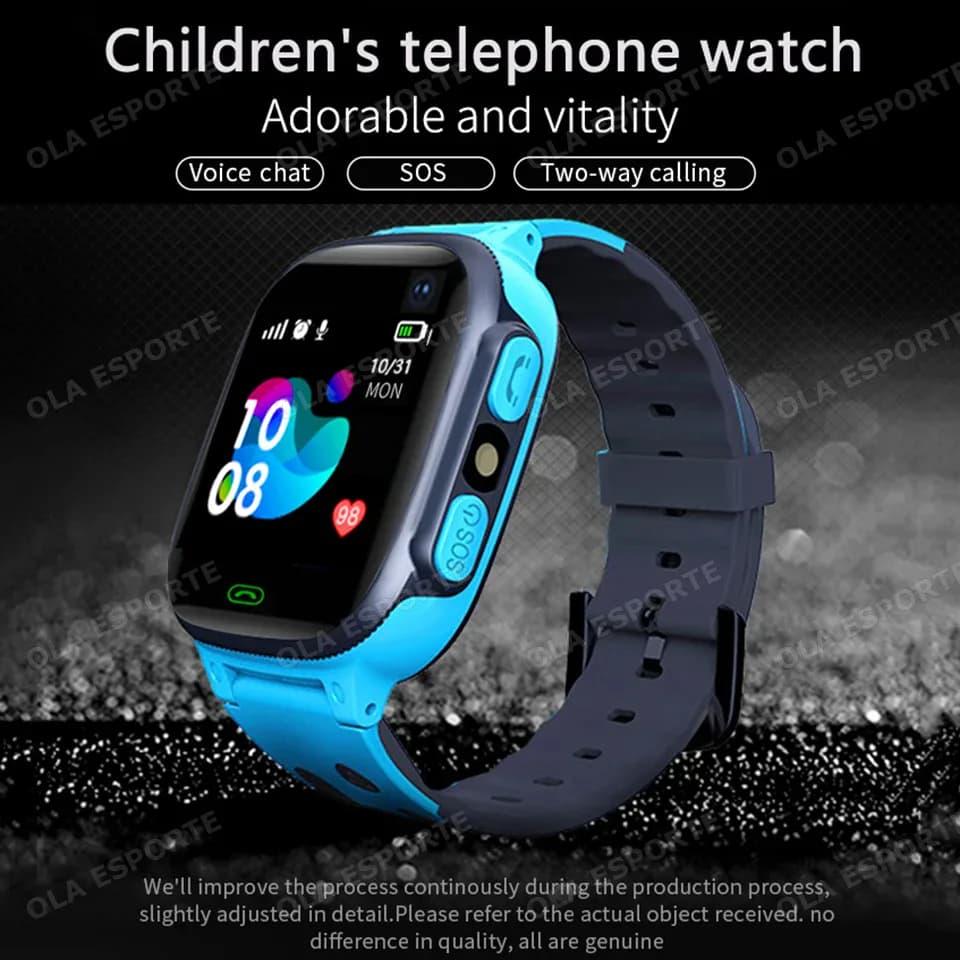 Montre connectée pour enfants avec localisateur GPS, montre — photo 2