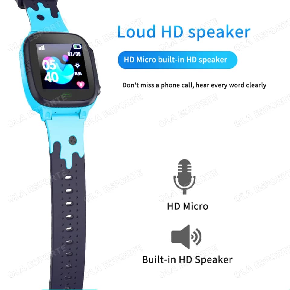 Montre connectée pour enfants avec localisateur GPS, montre — photo 4