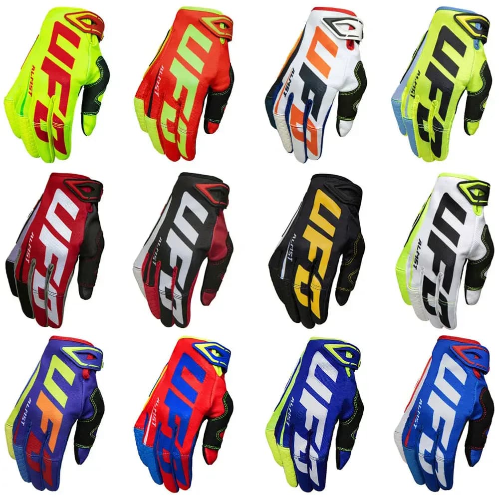 Gants tout-terrain respirants à doigts longs compatibles écran tactile