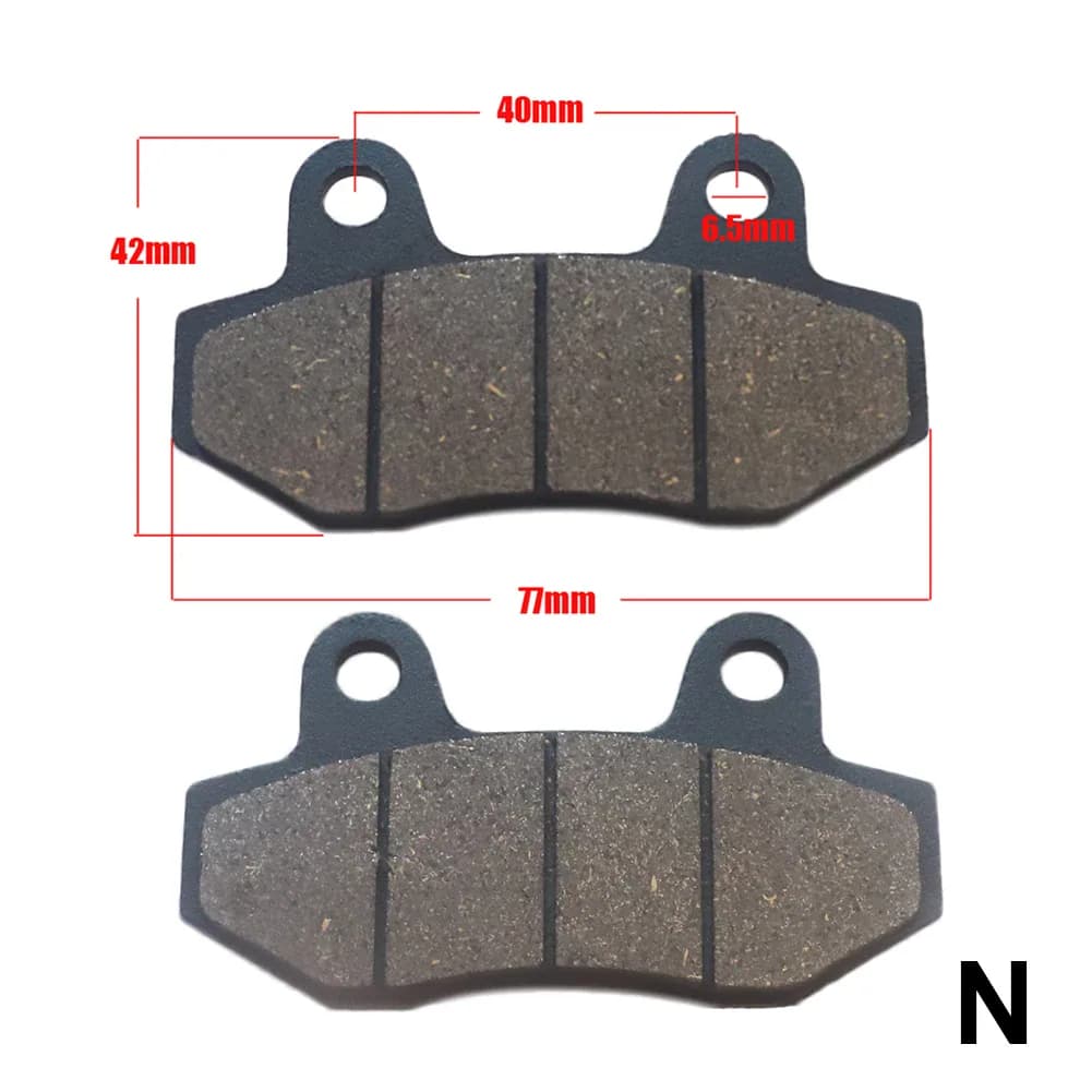 Plaquettes de frein GTBMT pour moto 50cc 250cc ATV Quad et Go Kart