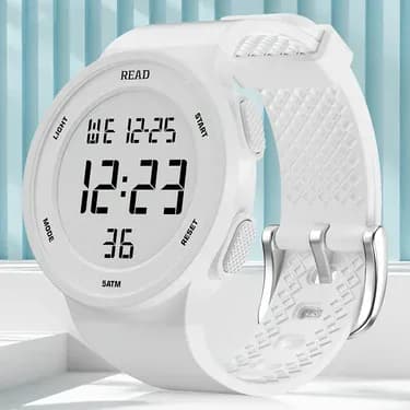 Montres pour femmes, montre de mode avec affichage de — Blanc