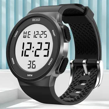 Montres pour femmes, montre de mode avec affichage de — Noir