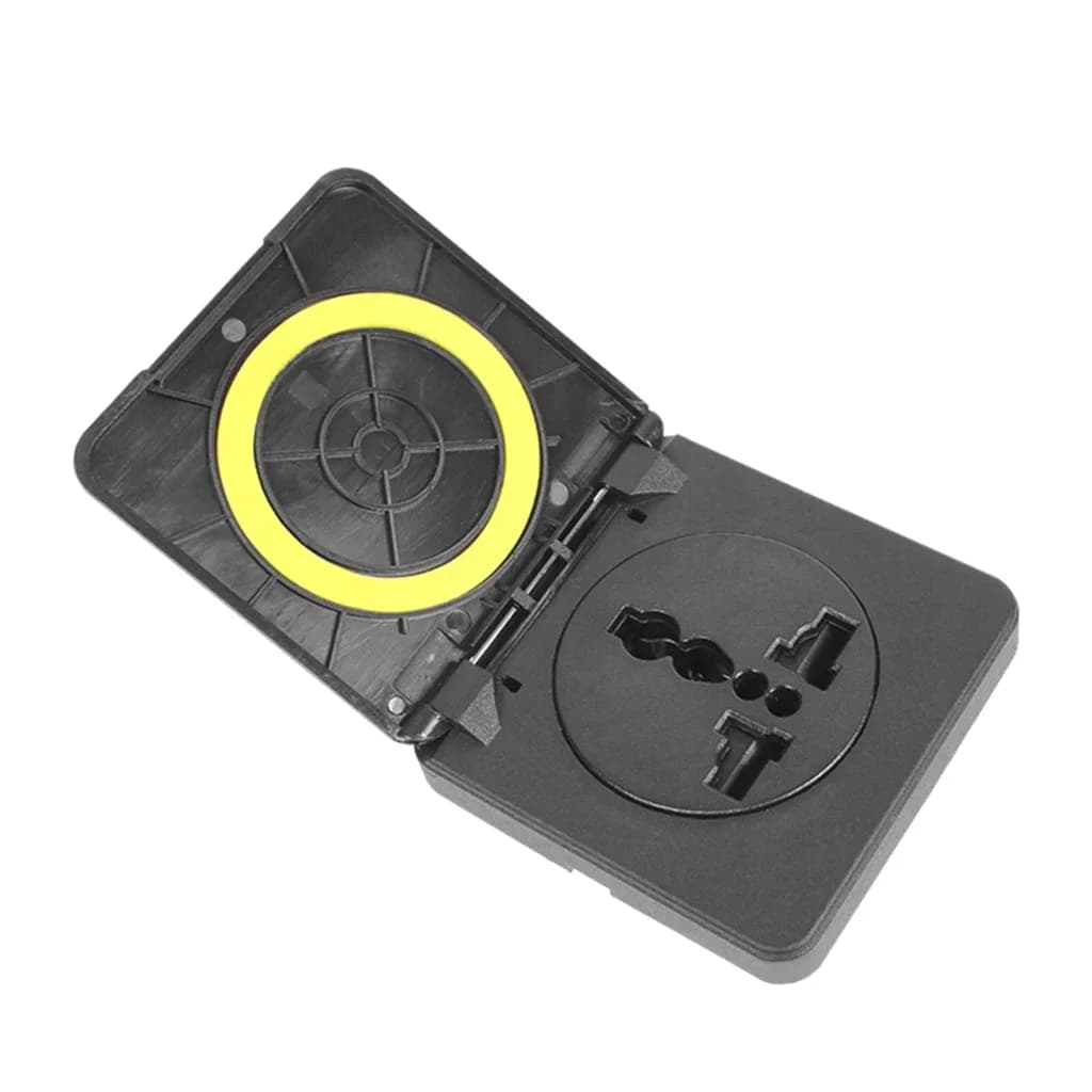 Accessoires RV prise électrique noire avec couvercle — photo 3