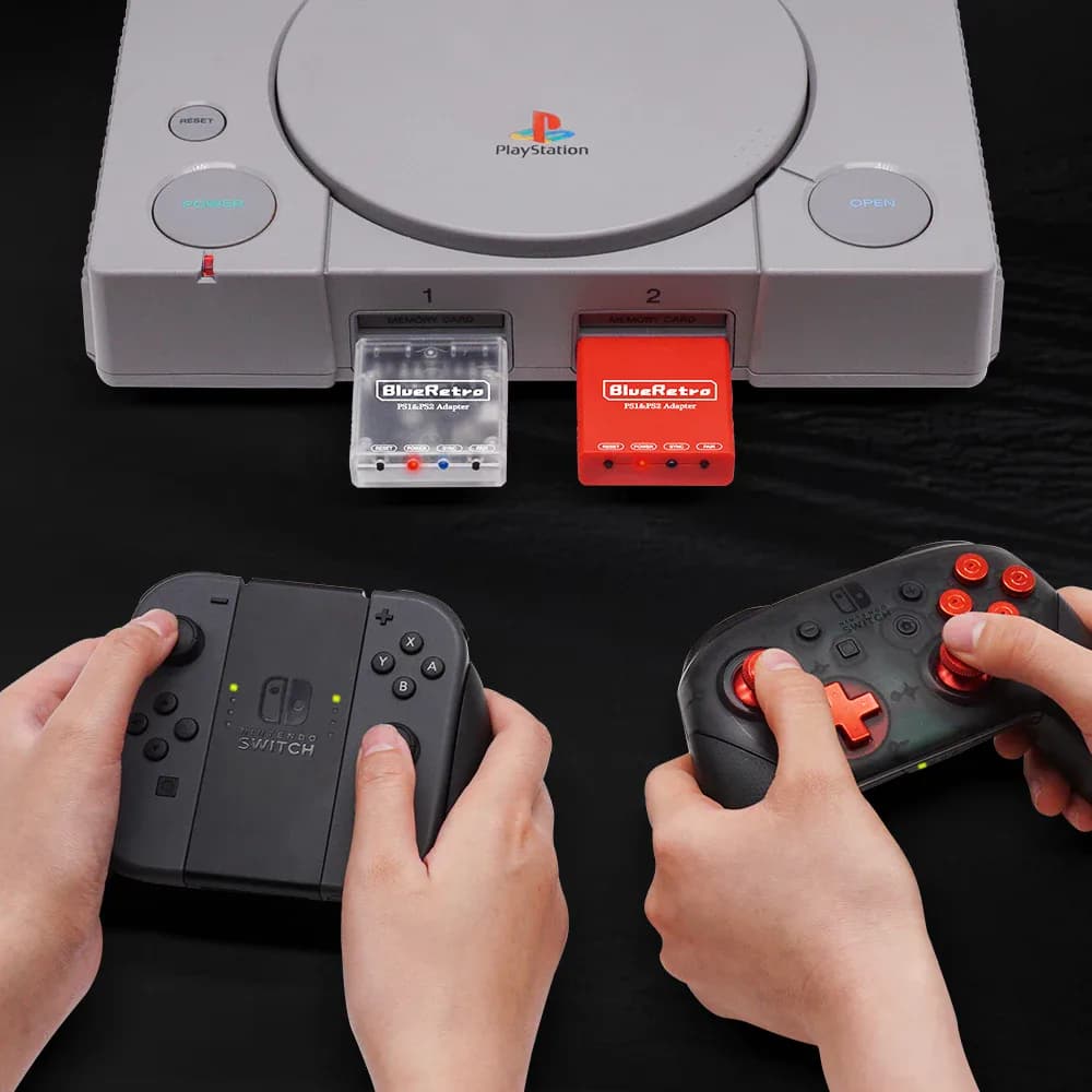 Adaptateur Bluetooth BlueRetro manette pour PS1 et PS2