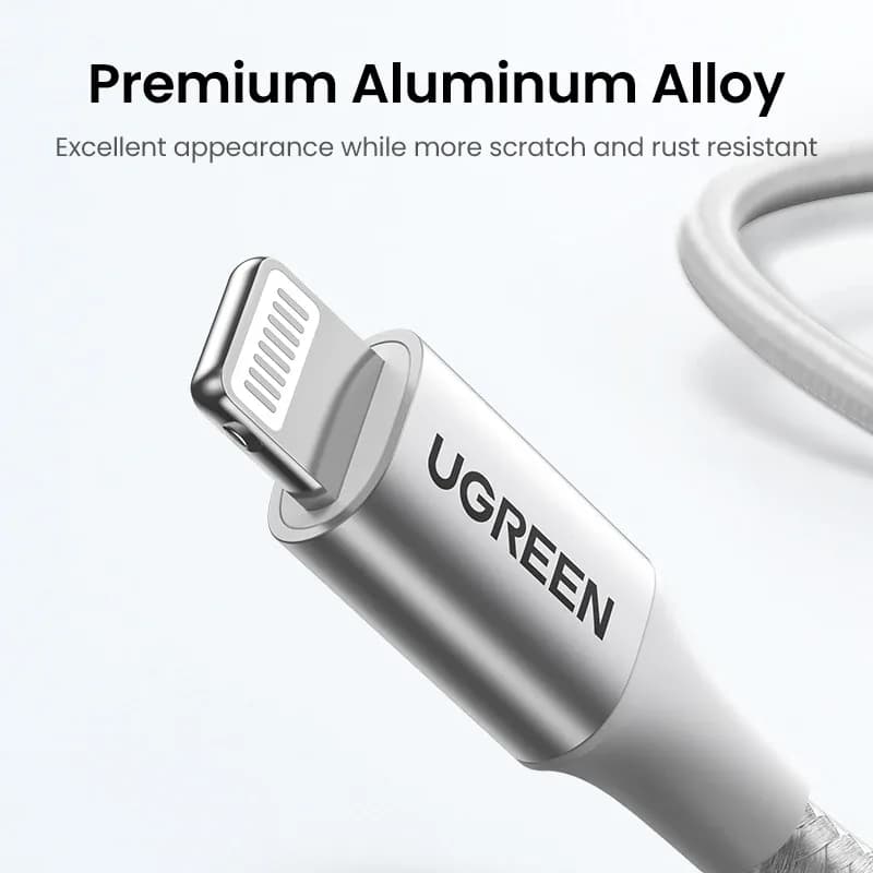 UGREEN – câble USB MFi 20/30W Type C vers Lightning, charge