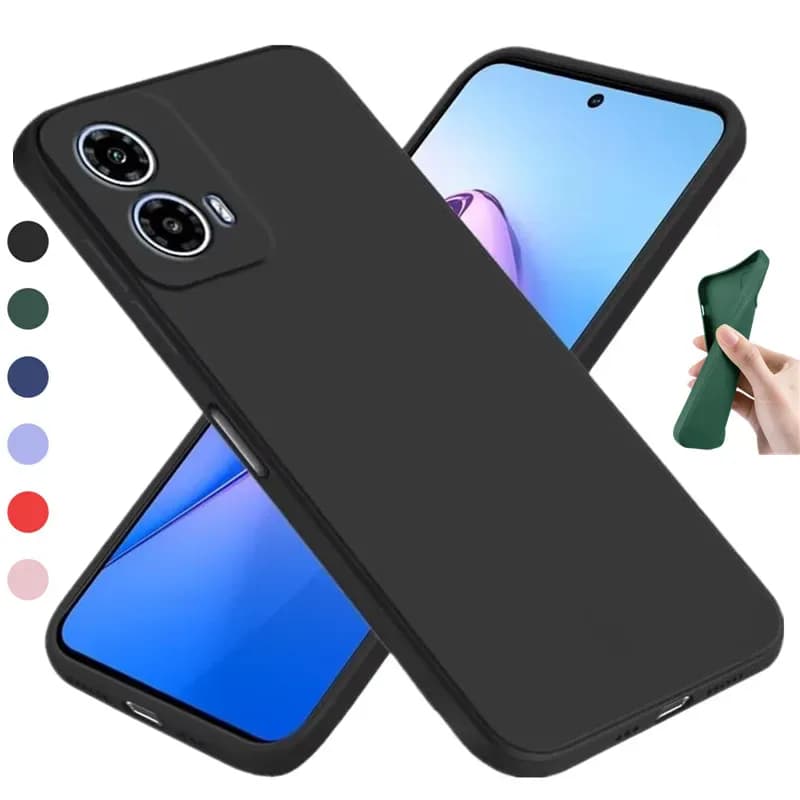Coque silicone liquide pour Motorola Moto G05