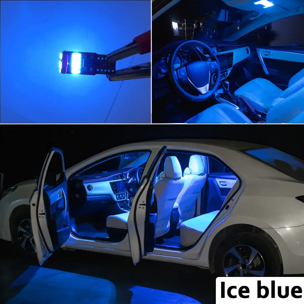 MDNG – Kit d'éclairage intérieur LED Canbus pour voiture
