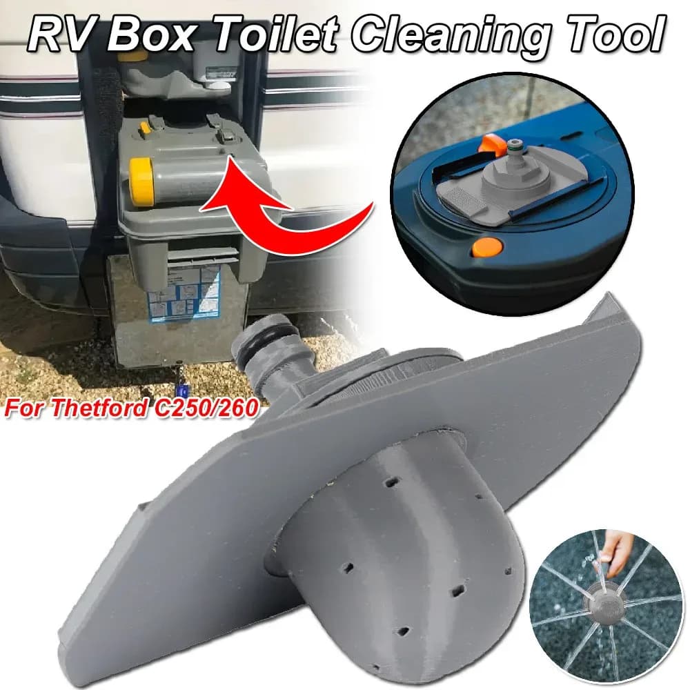 Outil de nettoyage de toilettes pour camping-car, outil