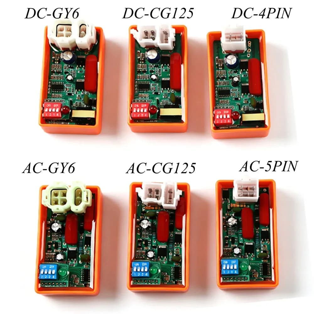 CDI d'allumage de moto AC DC 4/5/6 broches avec