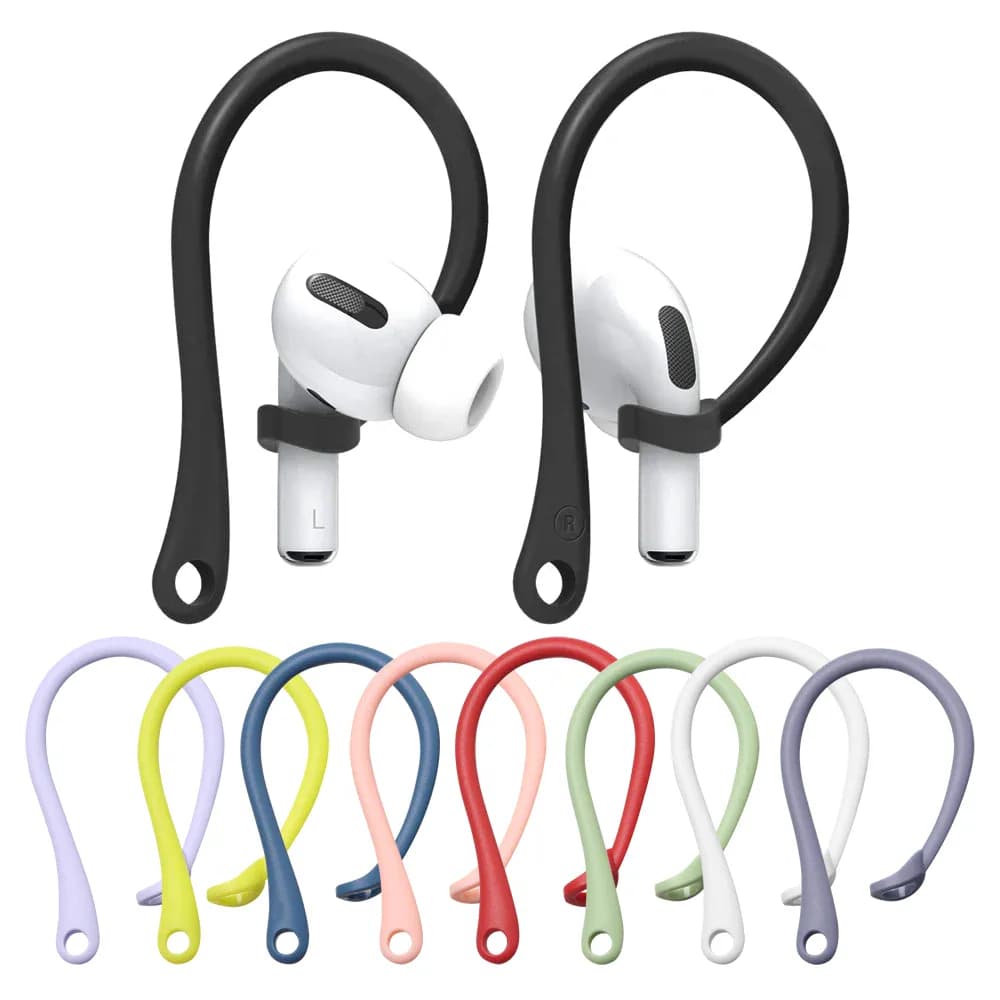 Crochets d'oreille silicone anti-perte pour Apple AirPods