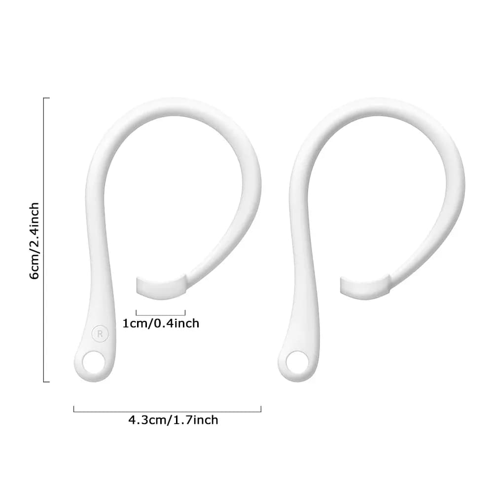 Crochet d'oreille anti-perte en silicone pour Apple AirPods