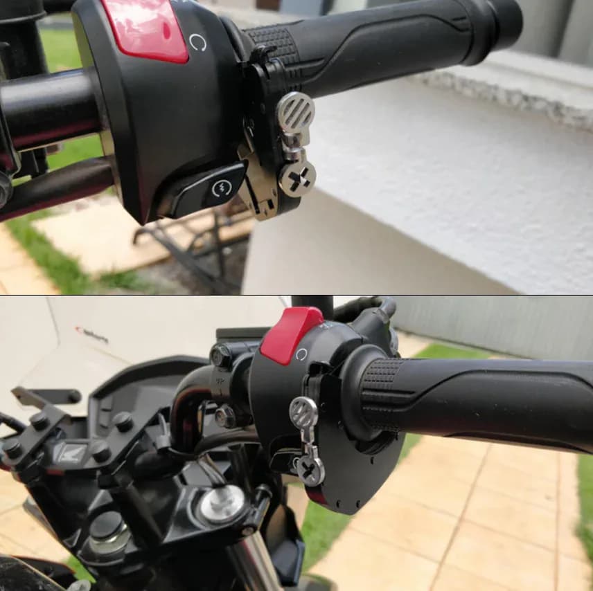 Verrou de gaz pour moto, assistance au régulateur de