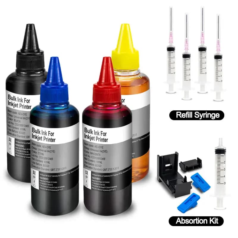 Kit de recharge d'encre universel pour imprimante