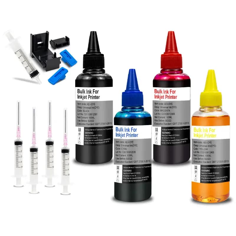 Kit de recharge d'encre universel pour imprimante, pour