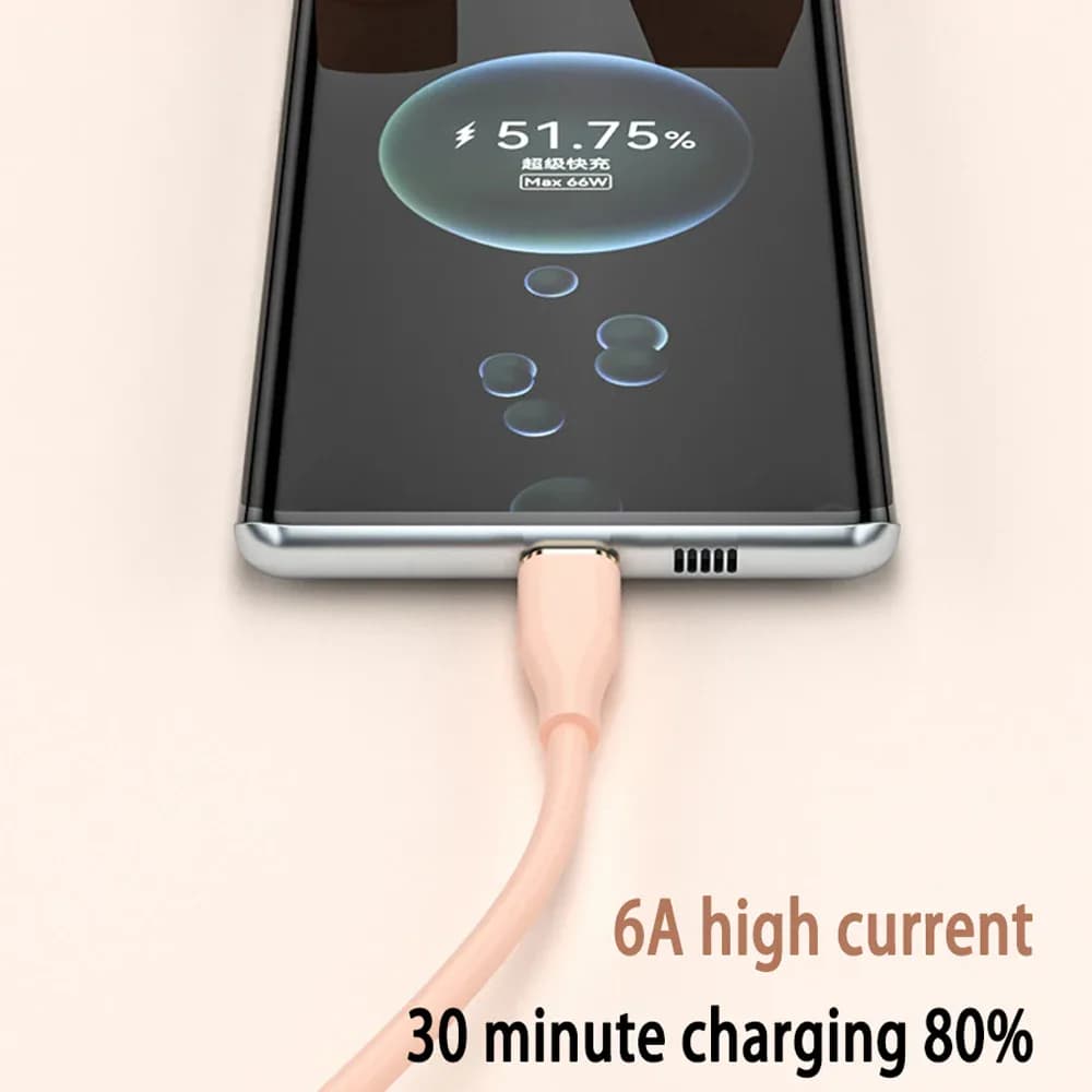 UGOURD câble de charge rapide USB-Type C à C en silicium