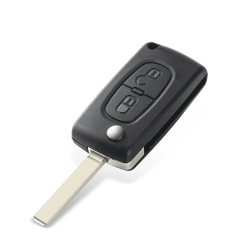 KEYYOU pour Peugeot Cle llave 207 307 407 pour CITROEN C1