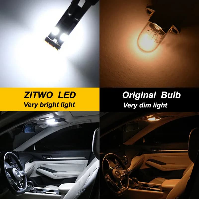 ZITWO Kit d'éclairage intérieur LED pour Mercedes Benz MB C
