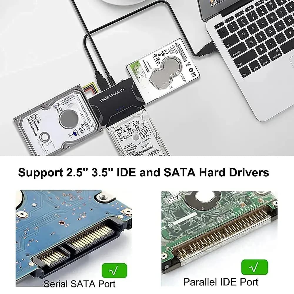 Adaptateur de disque dur USB 3.0 vers SATA IDE, câble