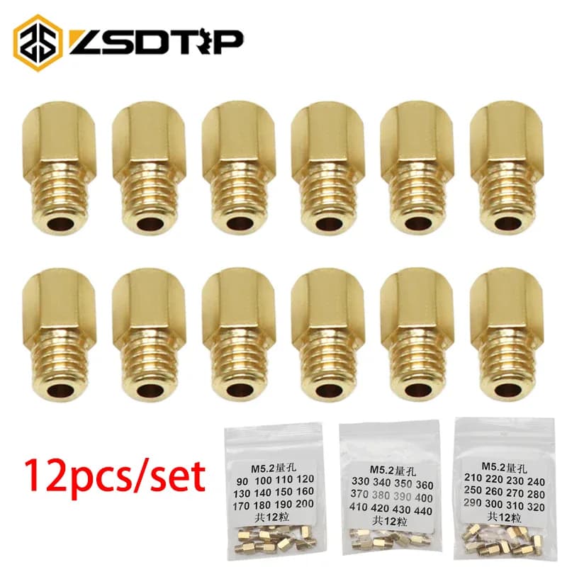 ZSDTRP Ensemble de 12 jets principaux M5 MIKUNI VM TM