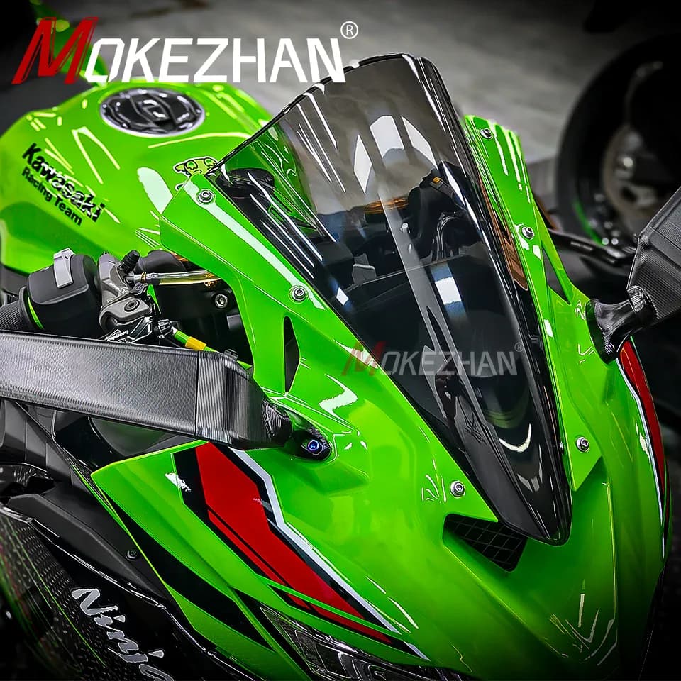 Nouveau pare-brise à Double bulle DEGIN pour Kawasaki Ninja