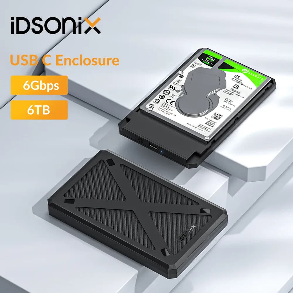 Boîtier disque dur 2.5 pouces SATA iDsonix USB-C