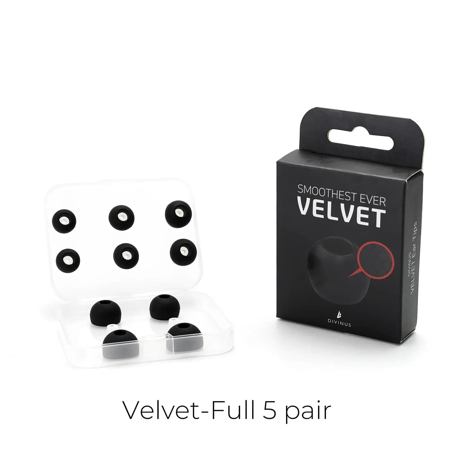 HiFiGo Divinus-Écouteurs en silicone velours, embouts