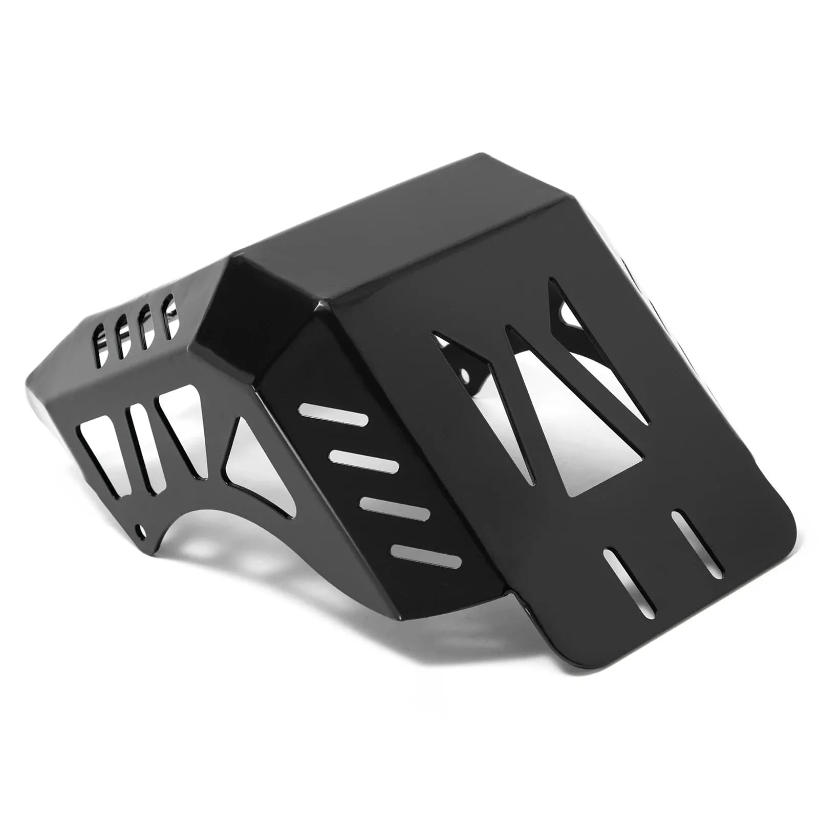 Plaque de protection de moteur BIKINGBOY pour moto — Noir