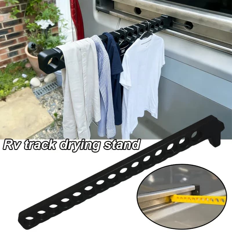 Séchoir à linge pour rails de camping-car, compatible avec — photo 2