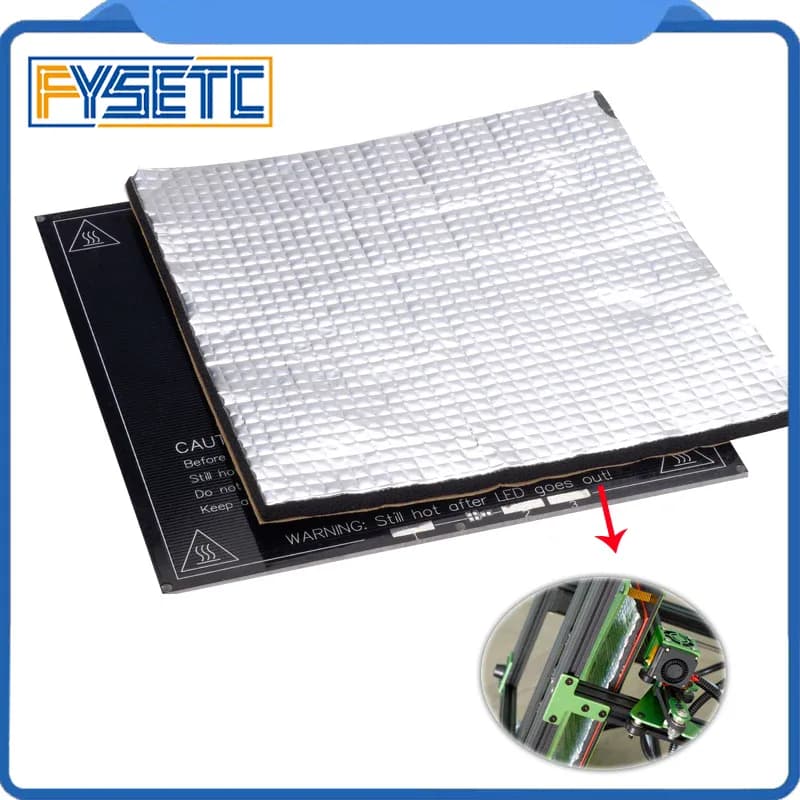 Isolant thermique FYSETC pour lit chauffant imprimante 3D